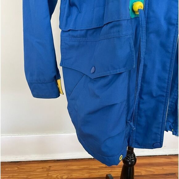 London Towne | Vintage Ski Jacket | Size Medium | Blue and Yellow - Picture 4 of 8